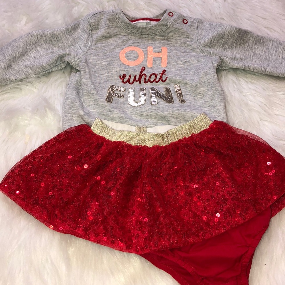 Cat & Jack jacket and skirt outfit